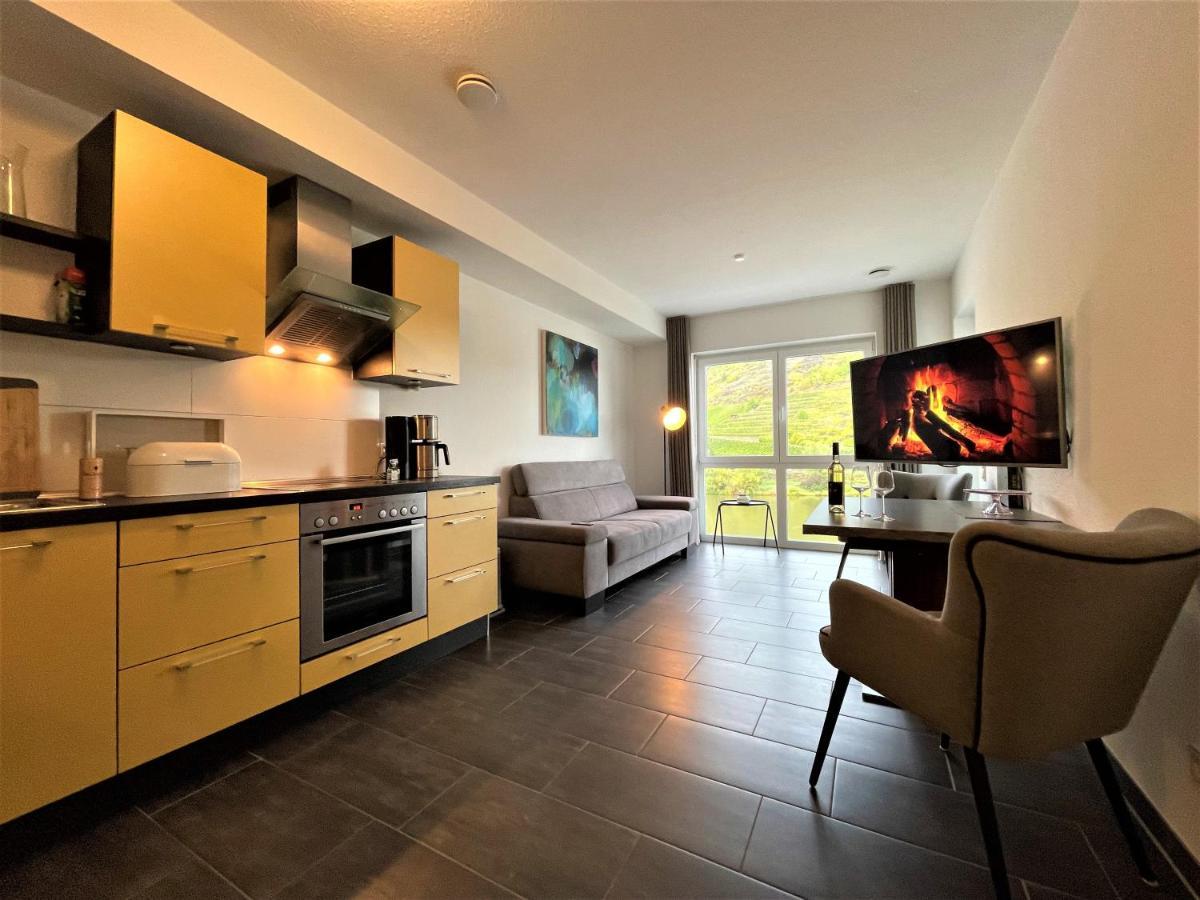 Moselpromenade Villa Moselufer, Panorama & Burg Cochem Blick, Netflix, Balkon Eksteriør billede